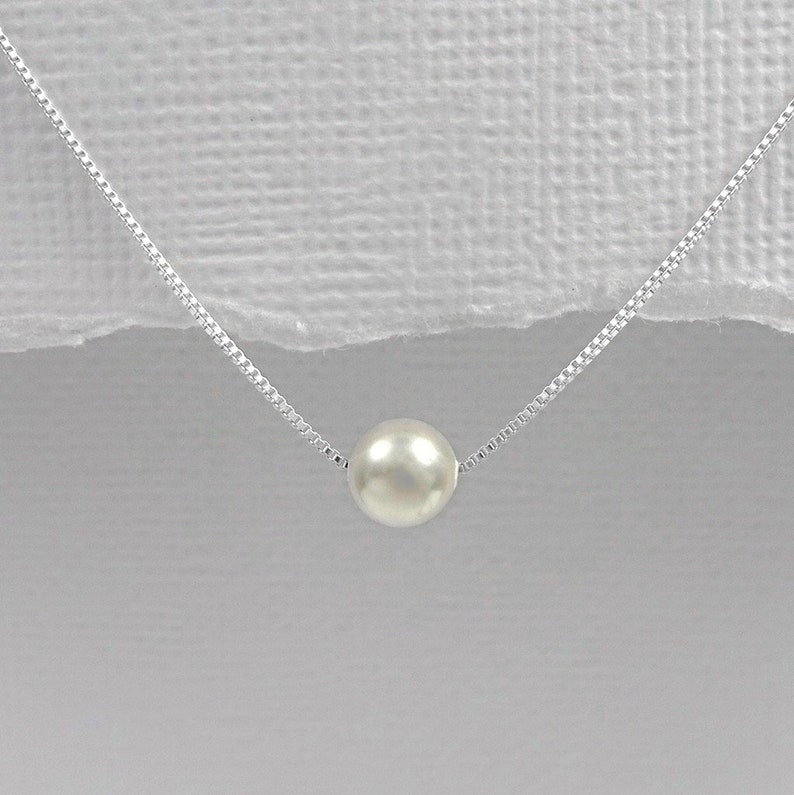 Treasure Jewels | Floating Pearl Necklace main image 1