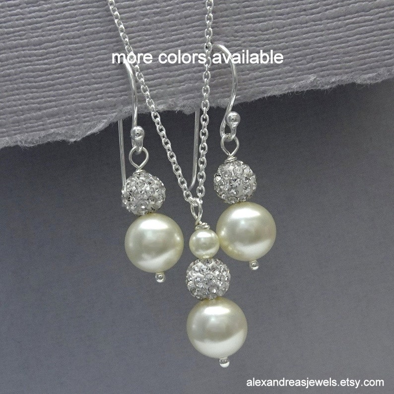 Pearl Bridesmaid Jewelry Set Bridesmaid Jewelry Bridesmaid Etsy