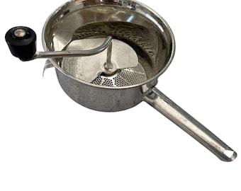 Foley Food Mill Edelstahl Handkurbel Sieb Sieb 5X Vintage