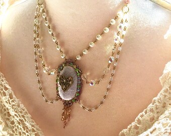 Goddess crystal Necklace