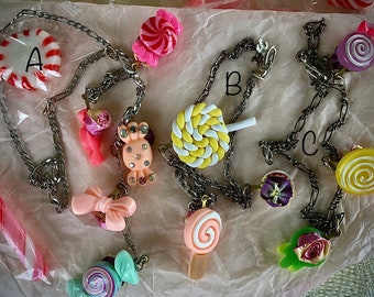 Candy inspired necklaces