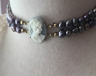 Masterpiece Theater POLDARK Caroline Pearl Choker