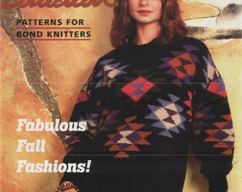 Patrones para máquinas de tejer para lanas de grosor DK y Worsted / Aran. Colección Bond 19