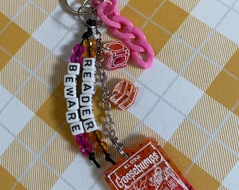 Goosebumps Resin Keychain Purse Charms