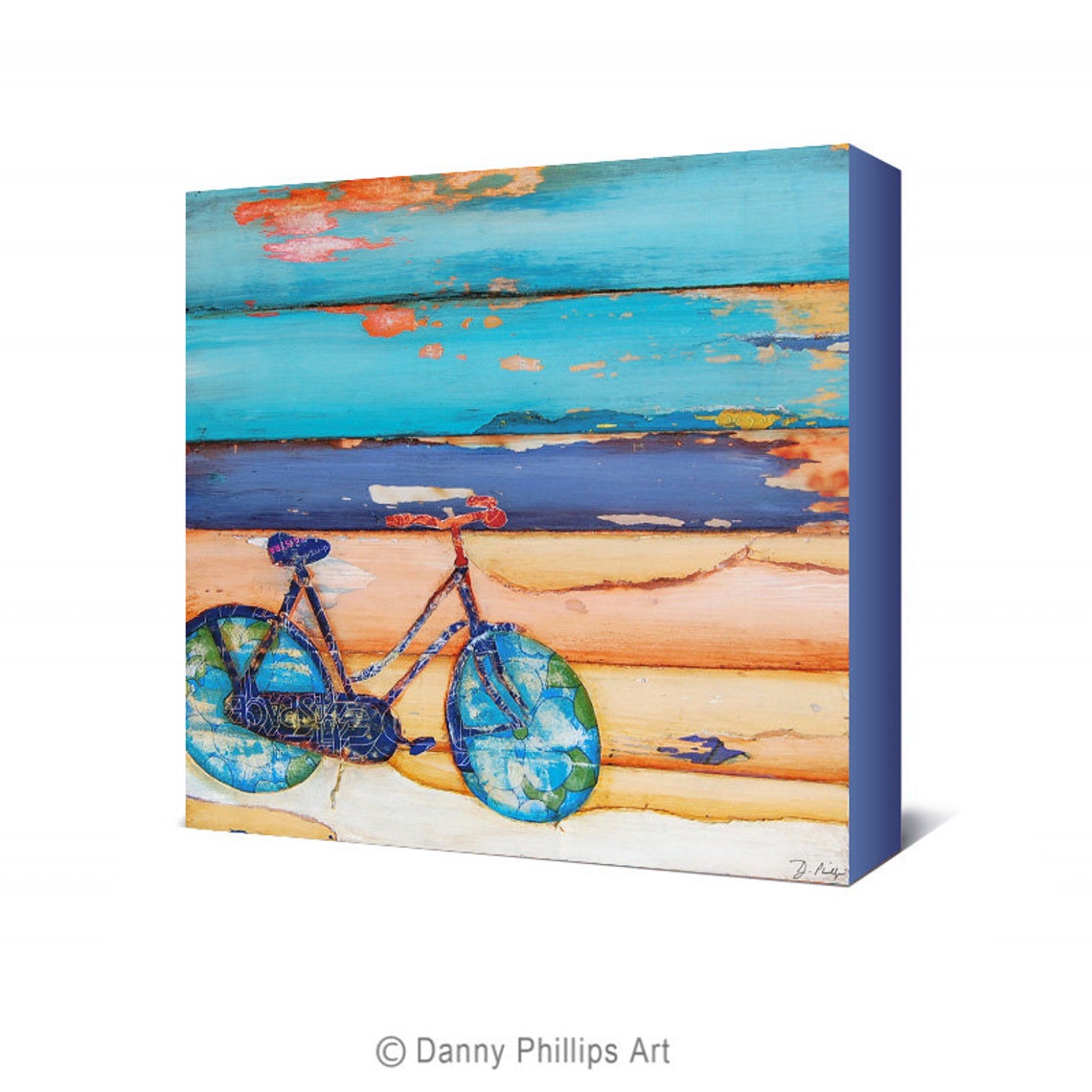 bicycle canvas art