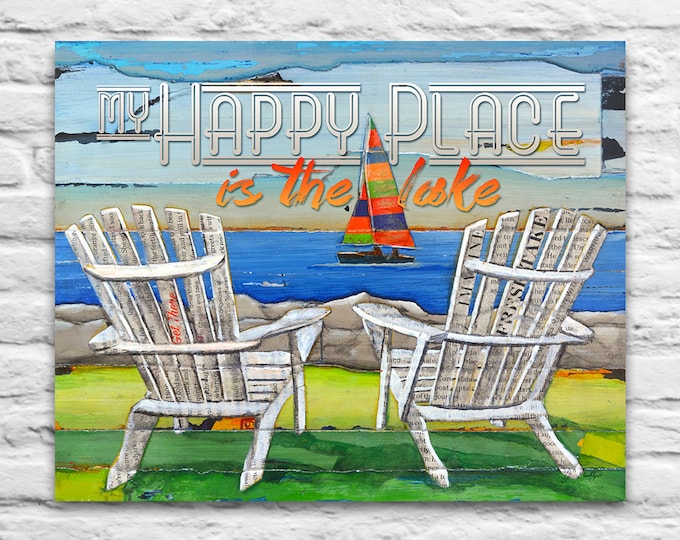 My Happy Place is the Beach Printable