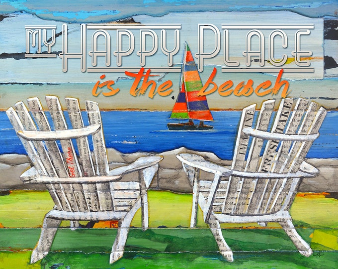 My Happy Place is the Beach