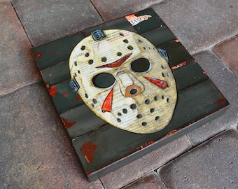 Blood Money- Mixed Media Collage 10"x10" by 1.5" Deep on Raised Wooden Canvas
