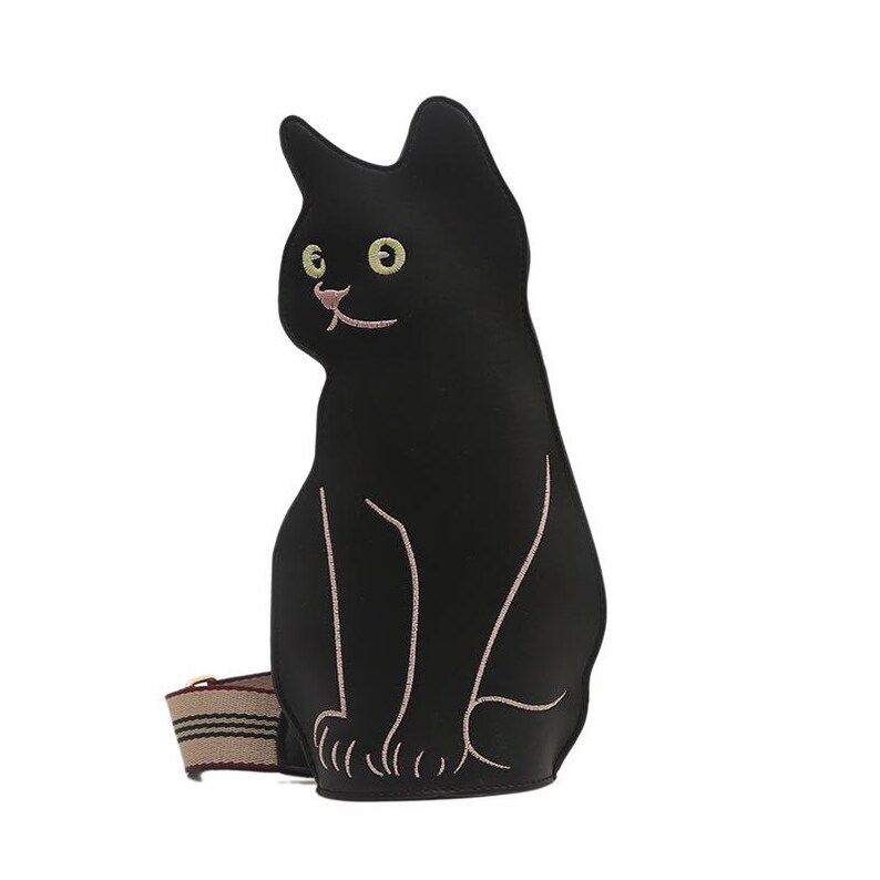 Leather Cat Bag Black Crossbody main image 1