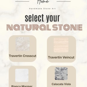 Custom Handmade Travertine Nesting Coffee Tables: Walnut Wood Legs 2-Piece image 2