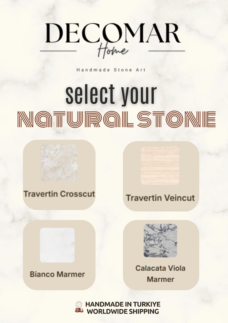Custom Handmade Travertine Nesting Coffee Tables: Walnut Wood Legs 2-Piece image 2