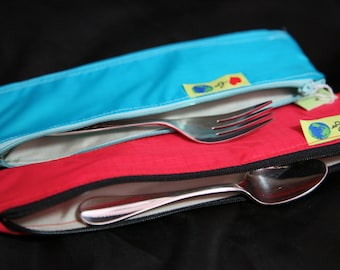 Zipper Utensil bag Lunchbox reusable storage pouch