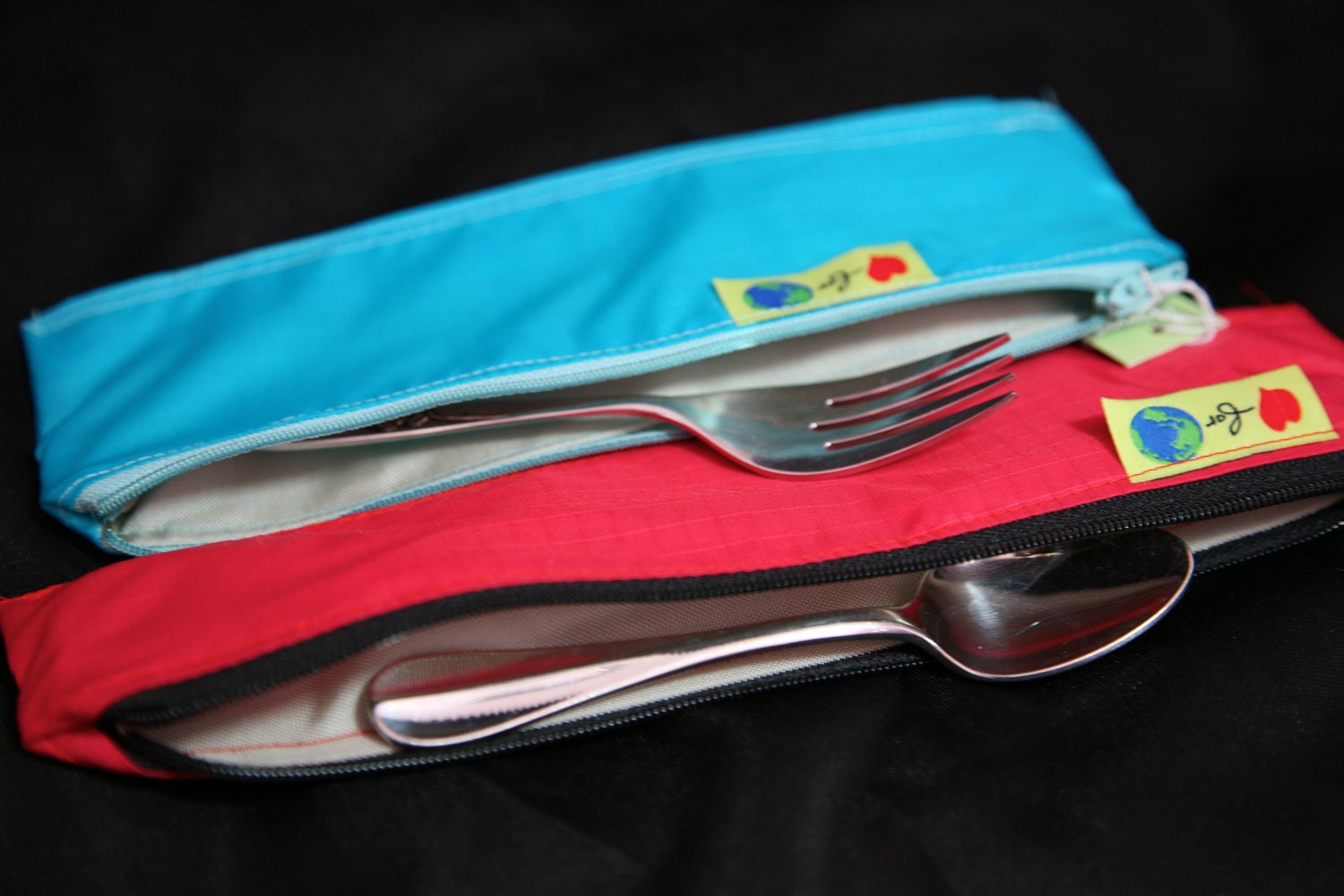 Zipper Utensil bag Lunchbox reusable storage pouch