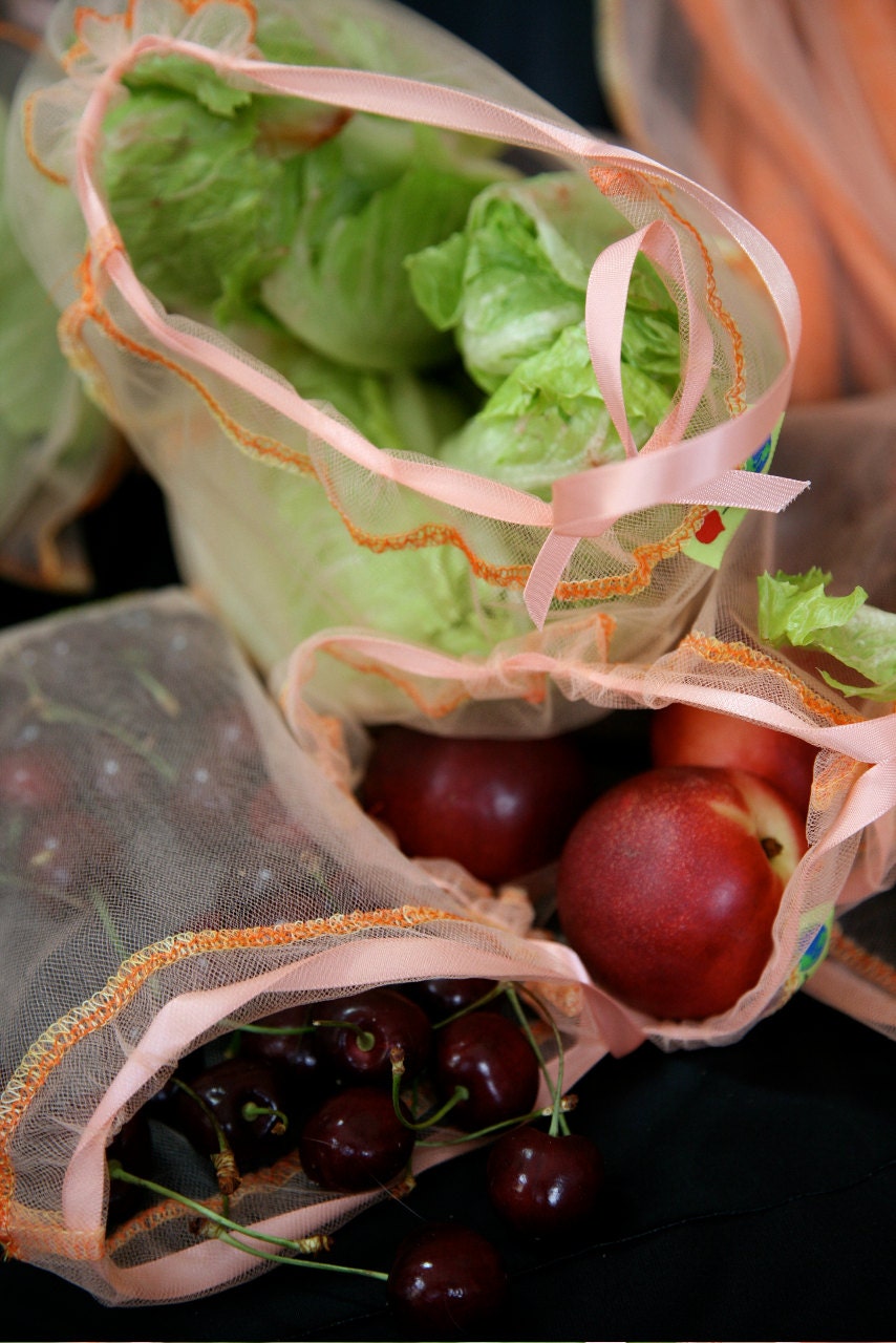 You PICK any color mix 7 set Produce bag set