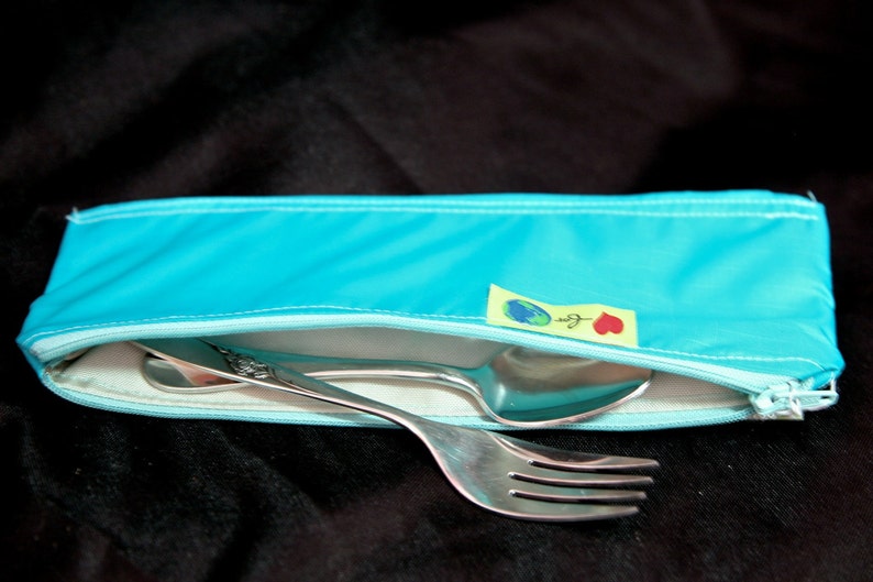 Zipper Utensil Bag Lunchbox Reusable Storage Pouch Etsy