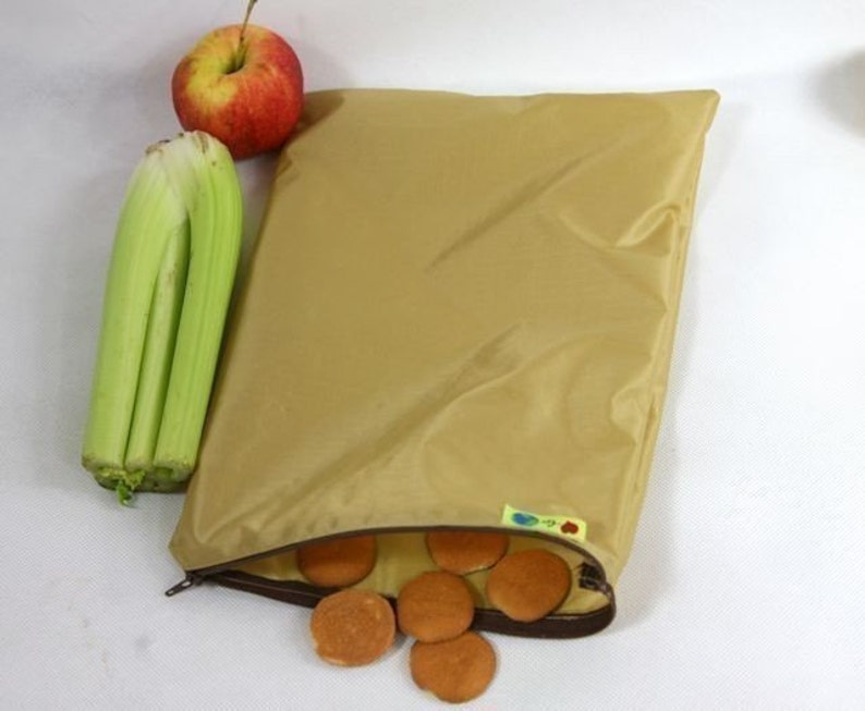 2 of the Gallon size Zip it food storage bag Reusable and eco Etsy