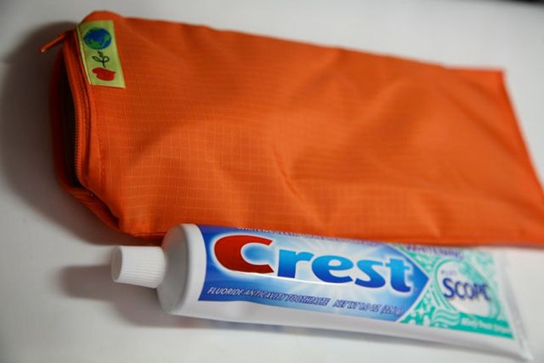 travel bag for toothbrush and toothpaste