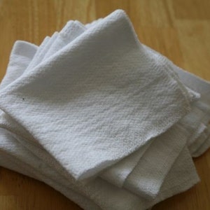 Reusable Everyday Napkins Birdseye Eco alternative Un paper towel 12 Regular size image 2