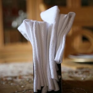 Reusable Everyday Napkins Birdseye Eco alternative Un paper towel 12 Regular size image 1