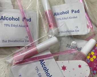 Drücken Sie auf Nagel Kit Kleber /