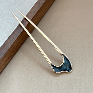 Blank barrette, Metal hair Comb, Barrette accessory, DIY Hair Pins, DIY bun pin, Hair styling, Hair fork pin, Metal Hair Stick