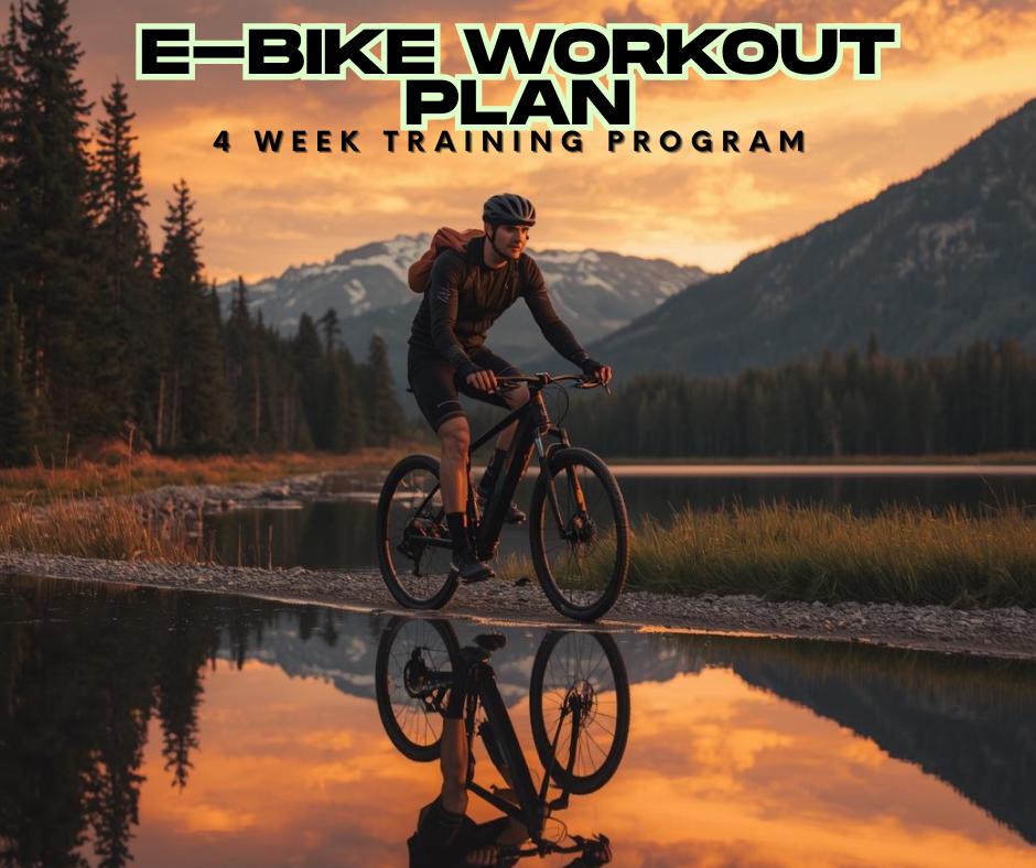 Plan de entrenamiento para bicicleta eléctrica, programa de entrenamiento de 4 semanas, guía de fitness para bicicletas eléctricas