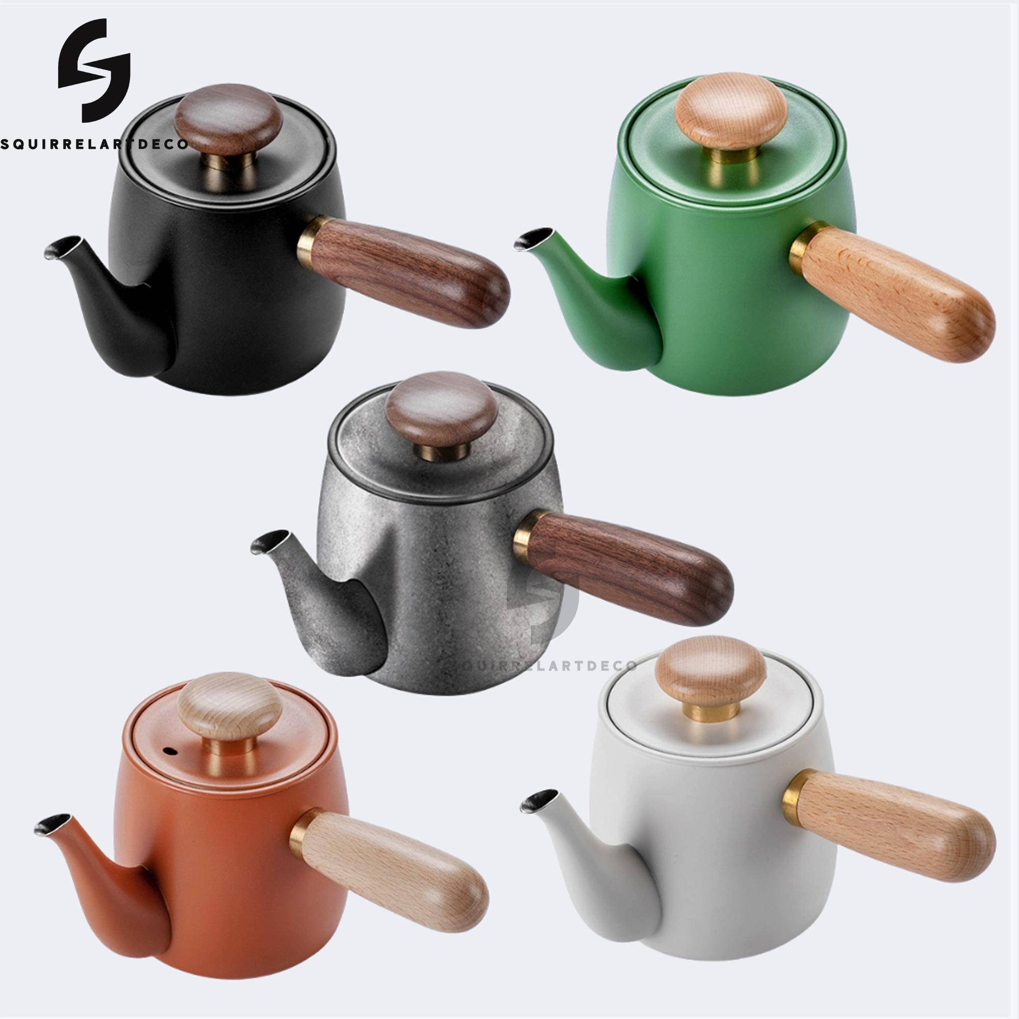 ヴィンテージコーヒーポット、手作りのセラミックコーヒードリッパー