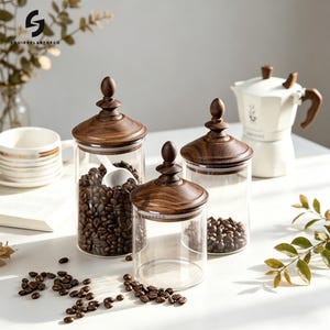 Vintage glass storage containers - Etsy 日本