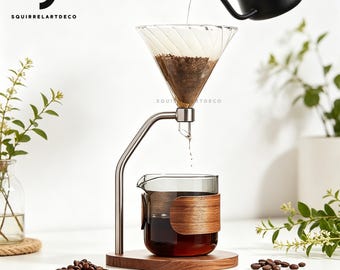 Coffee dripper set,Modern Rustic Stoneware,Ceramic Pour Over,Coffee Server set,Pour Over Set,Coffee Gift Set,artwork gift for her,giftware