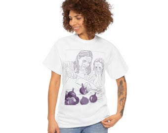 Funny Graphic Crying on Onion Tee | Humorous Typography Shirt