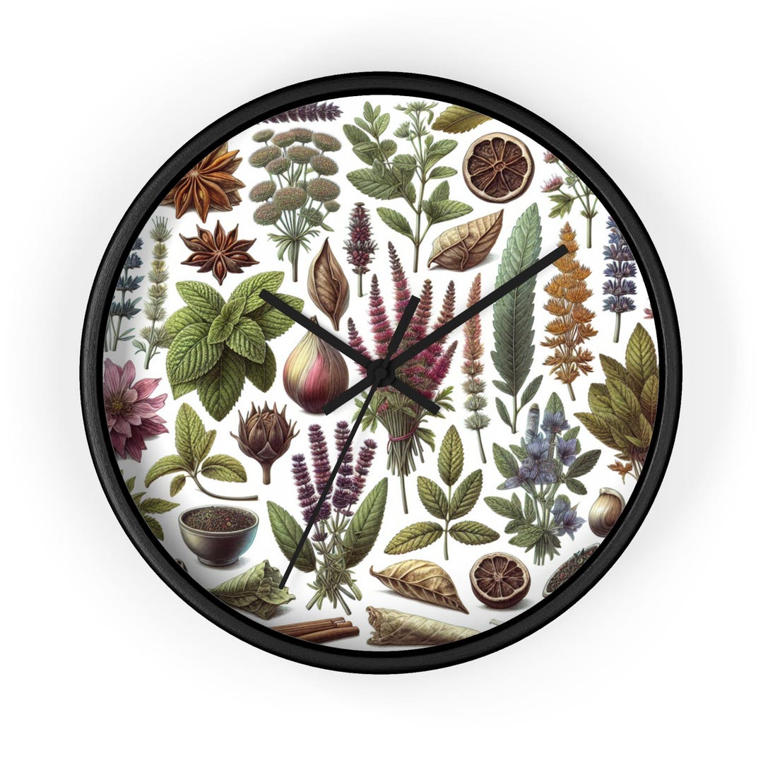 Horloge vintage jardin botanique main image 1