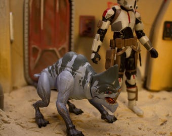 Star Wars custom articulated Batcher 3,75-6 inch badbatch