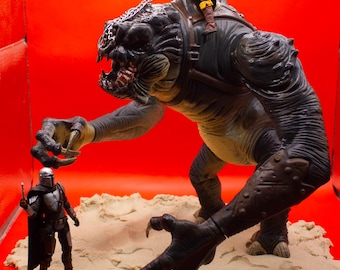 Star Wars Custom Articulated Rancor or 3.75 Inch 1pc (boba Fett