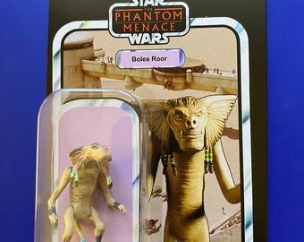 Star Wars Articulado personalizado Boles Roor para figuras de 3,75 y 6 pulgadas, 1 pieza, La amenaza fantasma