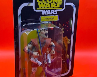 Star Wars custom Articulated PONG KRELL for 3.75 -6 inch (1:18) UZAYCUSTOMS 1 pc