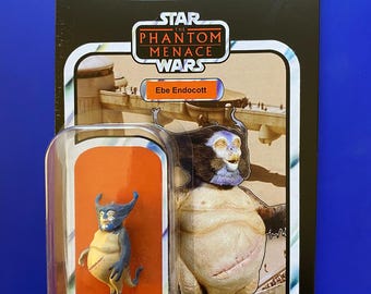 Figura articulada personalizada de Ebe Endocott de Star Wars para figuras de 3,75 y 6 pulgadas (1 pieza) de La Amenaza Fantasma.