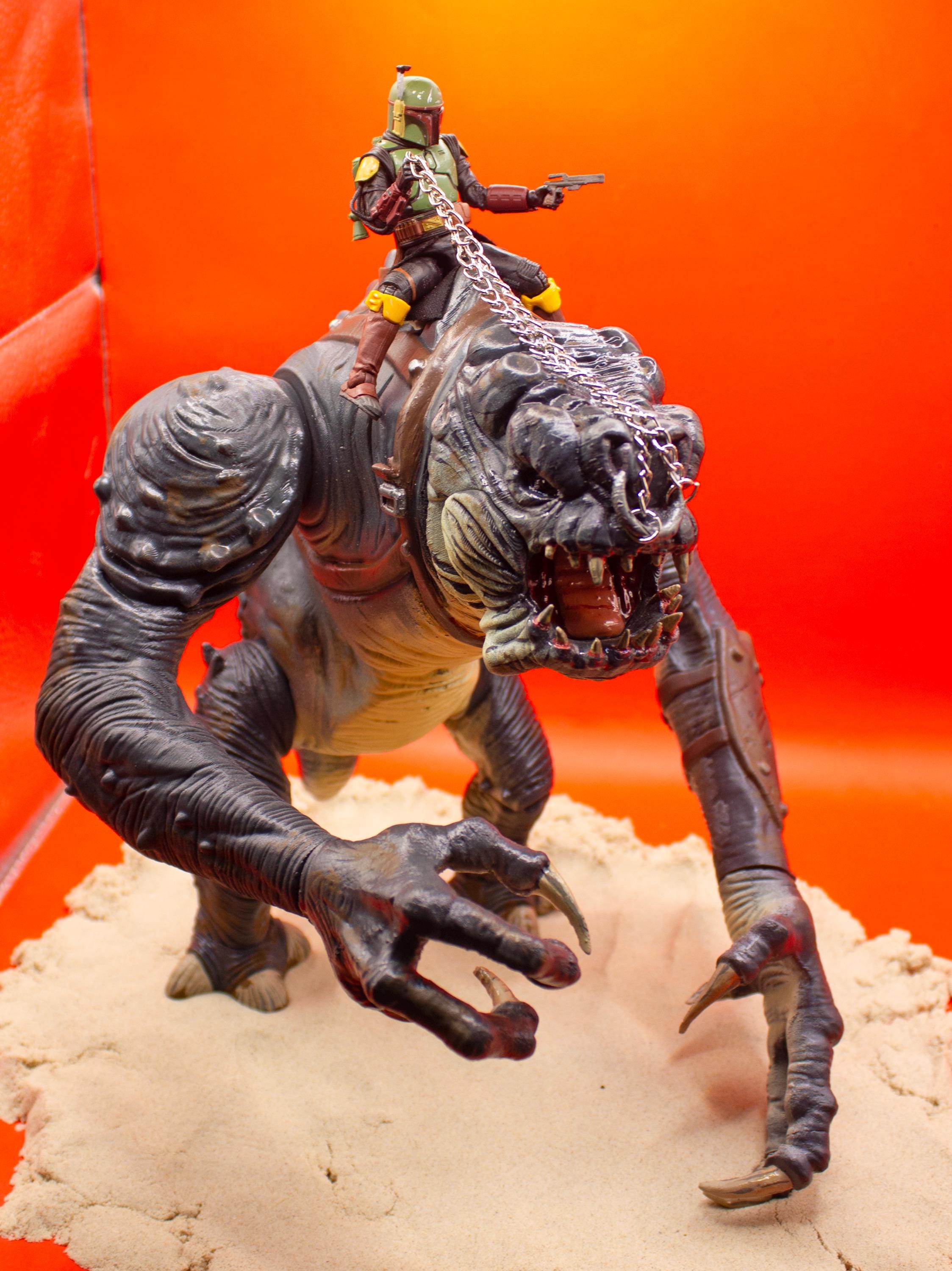 Star Wars Custom Articulated Rancor or 3.75 Inch 1pc (boba Fett