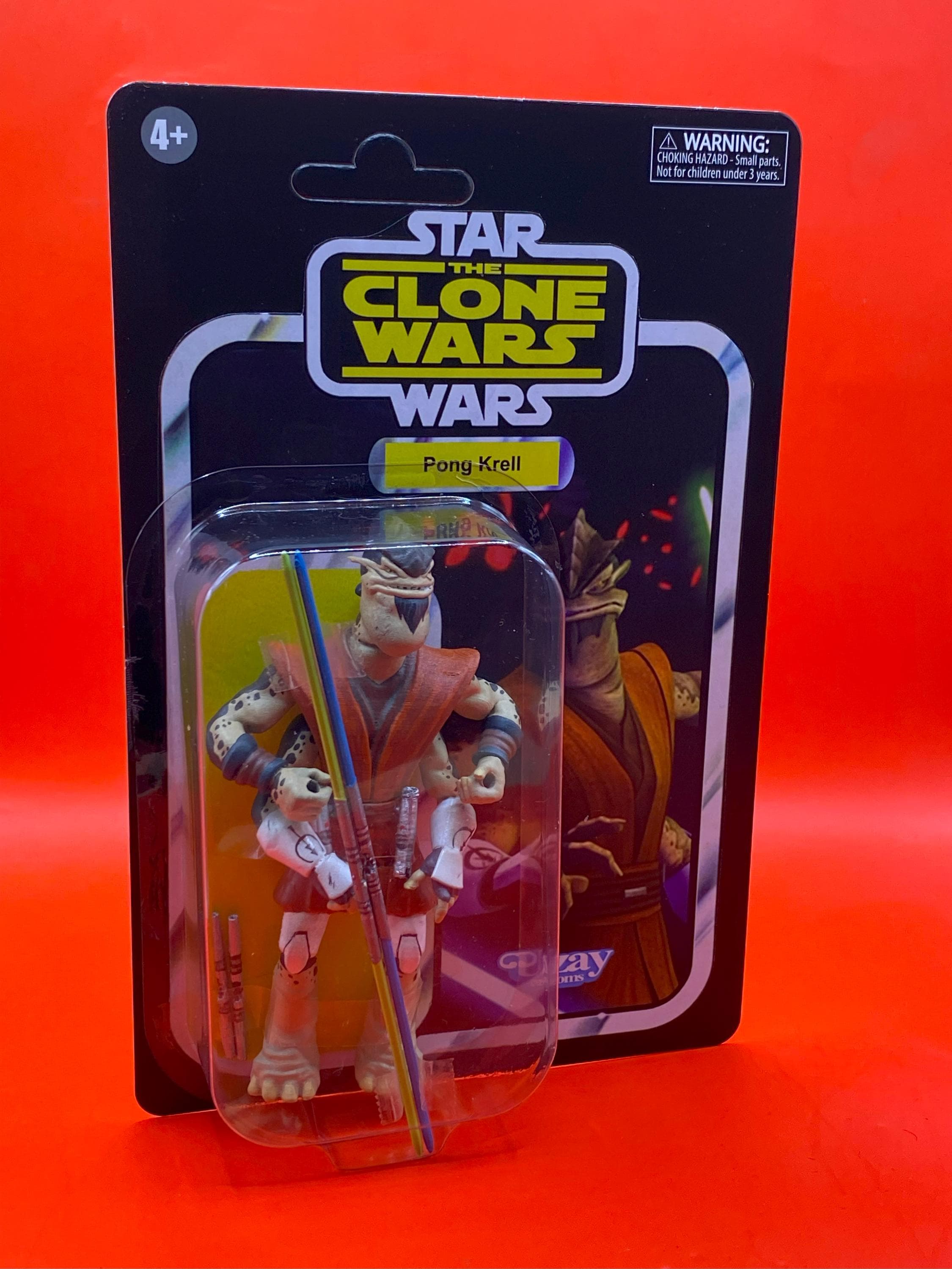 Star Wars Custom Articulated PONG KRELL for 3.75 -6 Inch (1:18