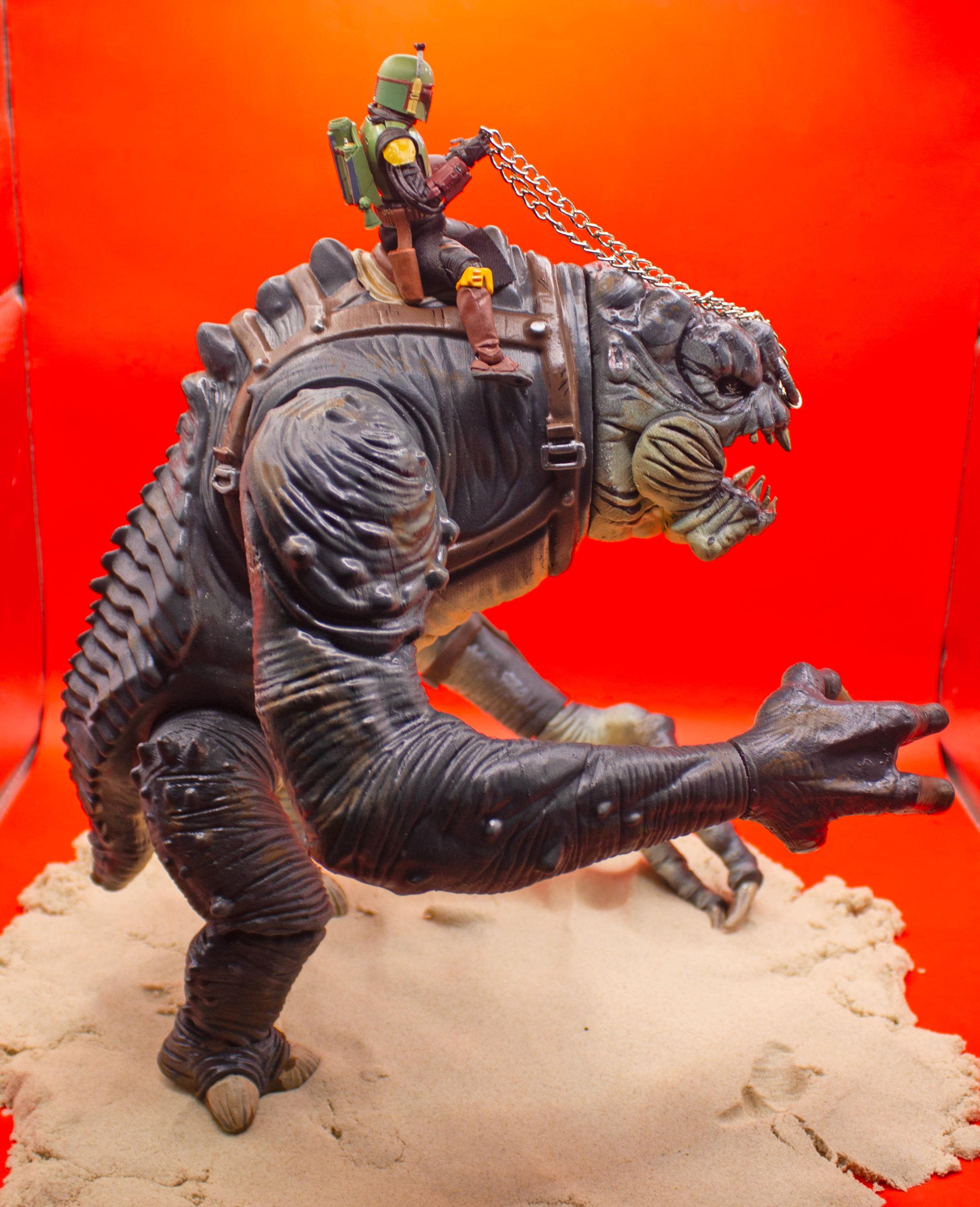 Star Wars Custom Articulated Rancor or 3.75 Inch 1pc (boba Fett