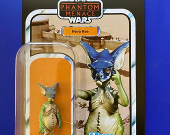 Figura articulada personalizada de Neva Kee de Star Wars para figuras de 3,75 y 6 pulgadas (1 pieza) de La Amenaza Fantasma.