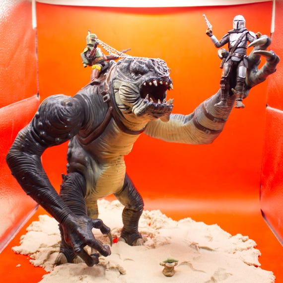 Star Wars Custom Articulated Rancor or 3.75 Inch 1pc (boba Fett