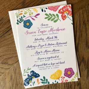 Mexican Florals stationery image 4