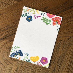 Mexican Florals stationery image 1