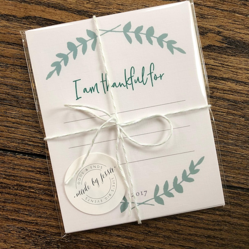 Thankful cards 2017 pack of 10 Thanksgiving dinner