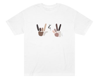 Love + Peace Unisex Classic T-Shirt