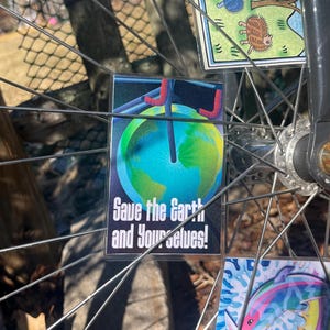 Bike Advocacy Spoke Card | Cycling Bookmark | Biking Spoke Decoration