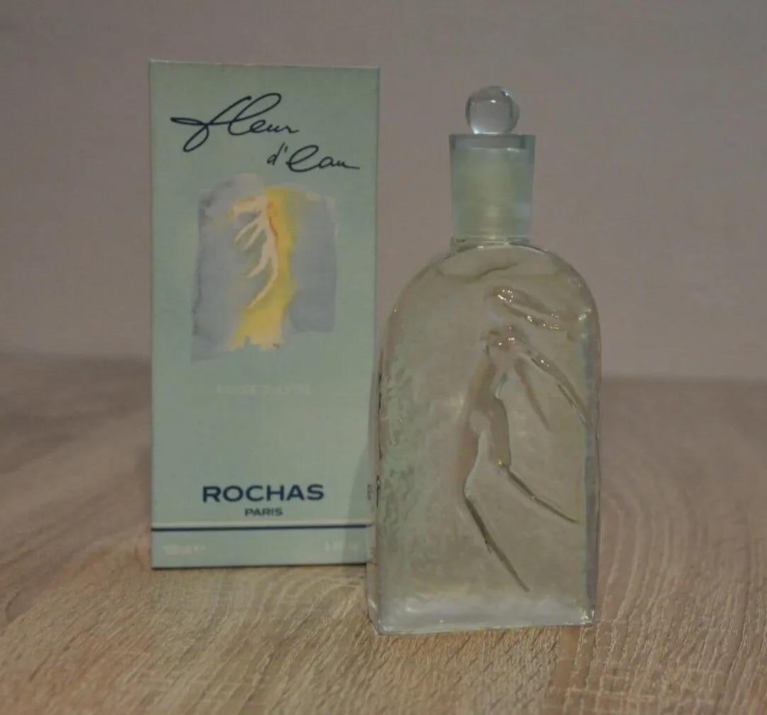 Vintage ROCHAS Fleur D'eau EDT 100ml, New in Box - Etsy