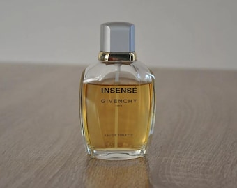 GIVENCHY INSENSE Pour Homme Eau de Toilette 100 ml, Vintage, Descatalogado, Muy Raro, Usado (Ver fotos con el nivel real de perfume)