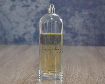 KENZO POWER Cologne 125ml, Discontinued, Very Rare, Used (See photos with actual perfume level)