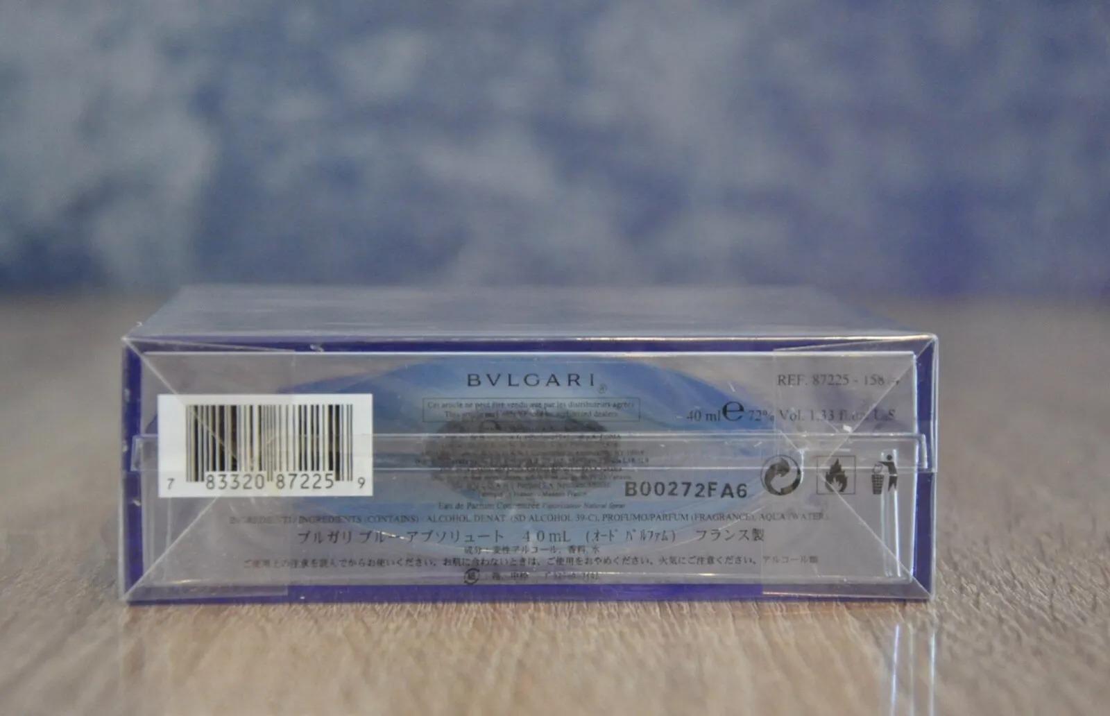 BVLGARI BLV ABSOLUTE Eau De Parfum 40ml, Vintage
